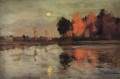 黄昏の月 1899 アイザック・レヴィタン